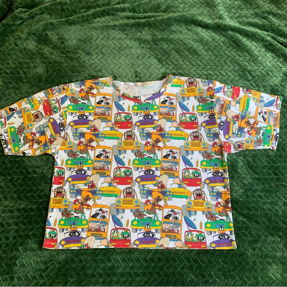 Vintage Looney Tunes Cropped Top Tshirt
